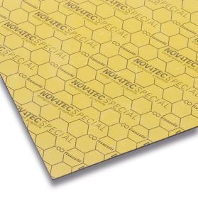 10109943 NOVATEC SPECIAL Sealing plate KEVLAR/graphite golden yellow