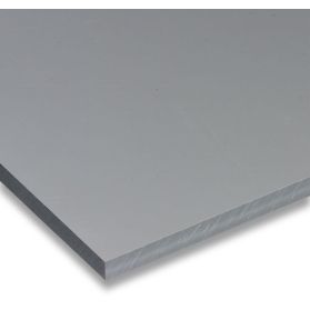 Plaque PVC-U gris, 6 - 12 mm